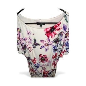 Ralph Lauren Cream and Pink Floral Top